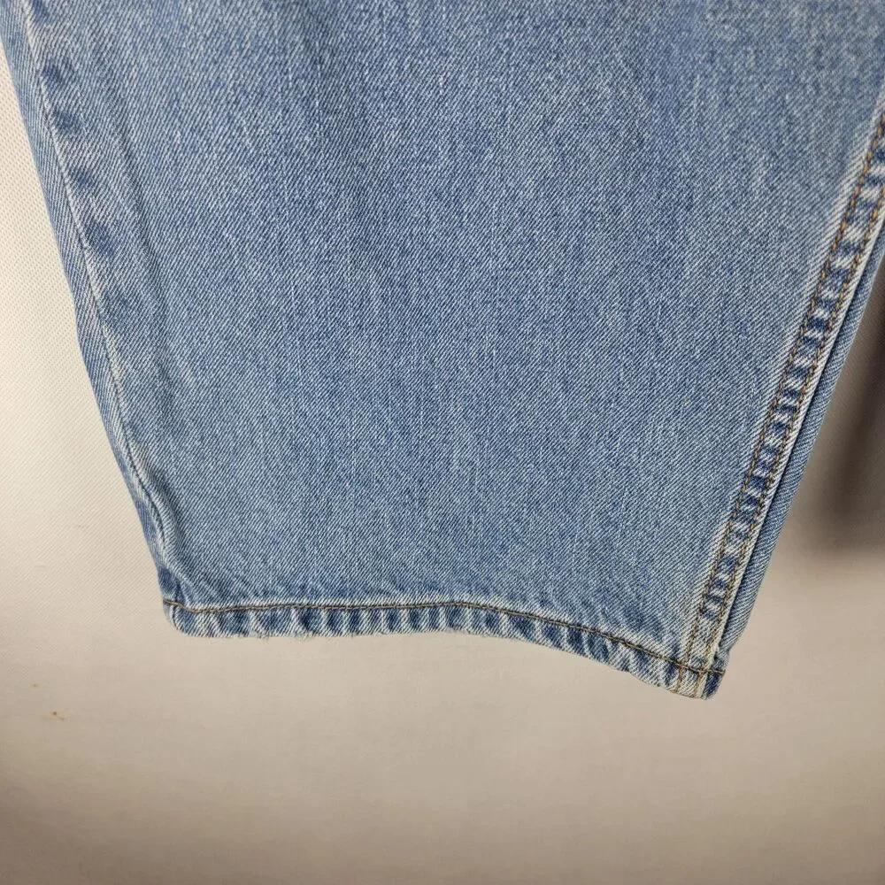 Levi's 560 Mens Size 50X30 Blue Medium Wash Comfort Fit Straight Leg Jeans